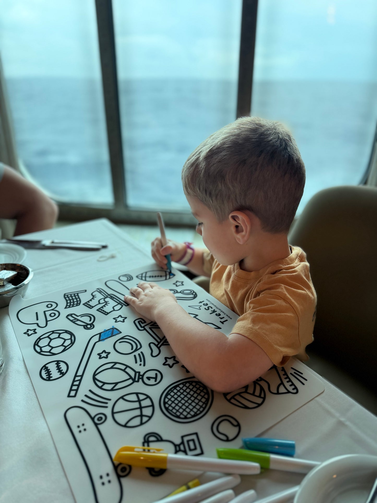 Reusable Silicone Coloring Mat for Kids – Sports Activity Mat