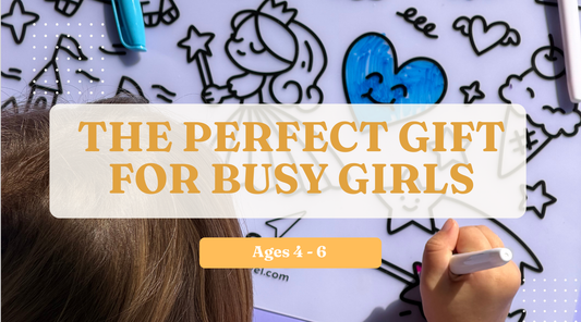 The Best Holiday Gift Idea for Busy Girls Ages 4–6 (Screen-Free, Reusable & Travel-Friendly!)