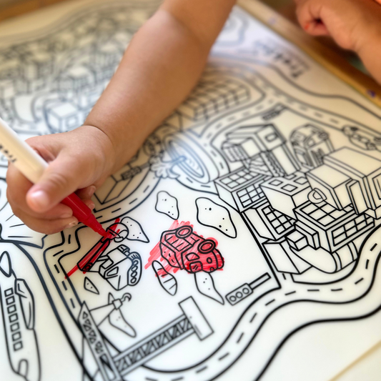 Reusable Silicone Coloring Mat | Mess-Free Fun for Kids | Travel ...