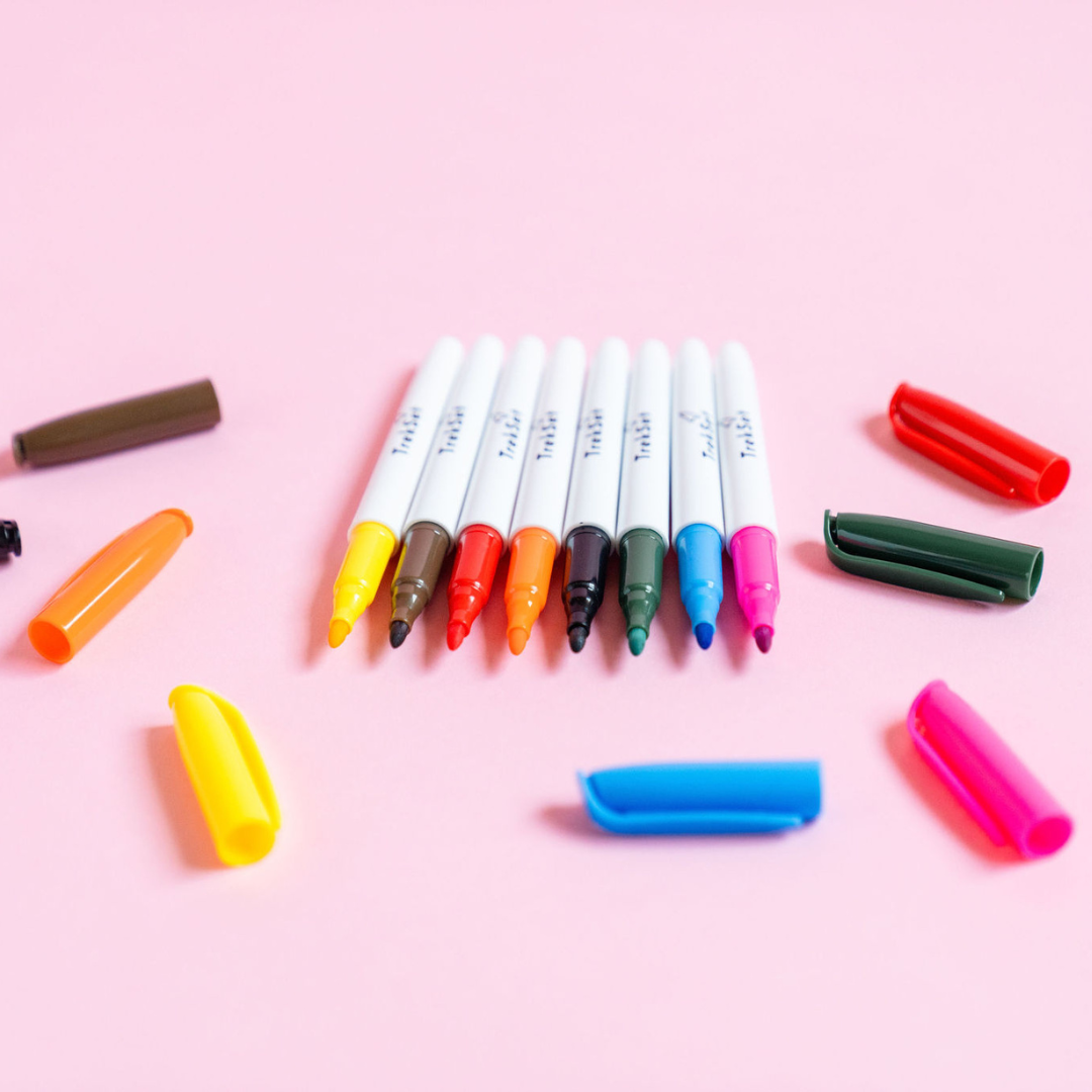 Non-Toxic Dry Erase Markers Set